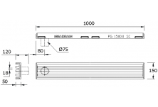 MEADRAIN PG1500.0 SC Улей отводнителен L=1.0 м