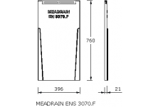 MEADRAIN EN 3070.S Челна плоча за начало