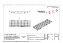 Решетка чугун надлъжен шлиц NW 150, 500/172/20, MW 29/13, Клас C 250 kN, (tec, pro)