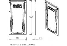 MEADRAIN EN 3070.F Челна плоча за край